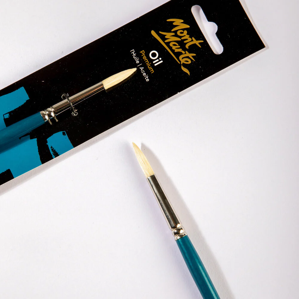 Artist Oil Brush Premium Chungking Round 6 - Image 2