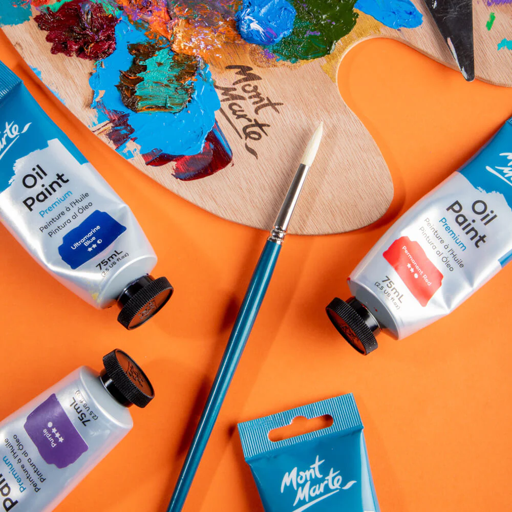 Artist Oil Brush Premium Chungking Round 6 - Image 8
