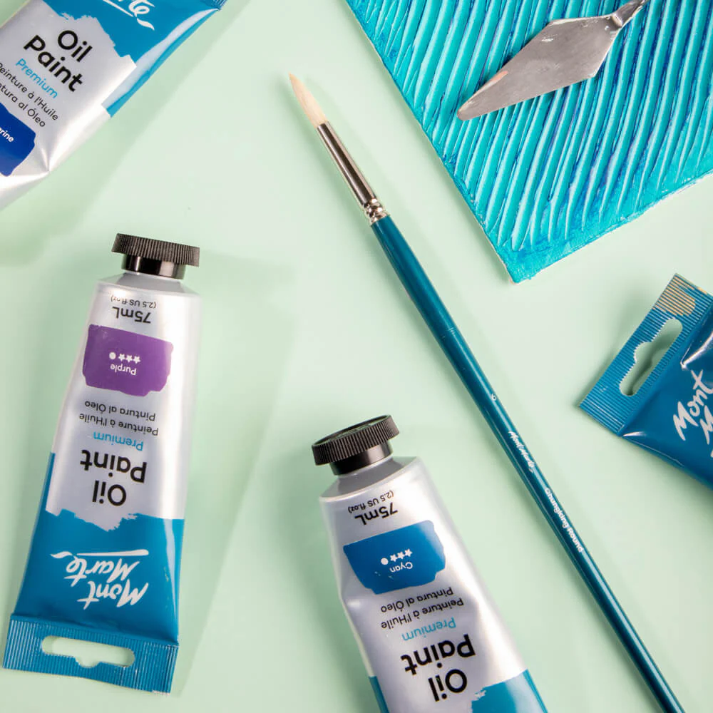 Artist Oil Brush Premium Chungking Round 6 - Image 9