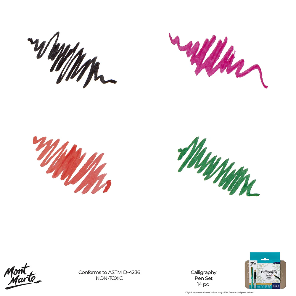 Calligraphy Pen Set Signature 14pc - Image 6