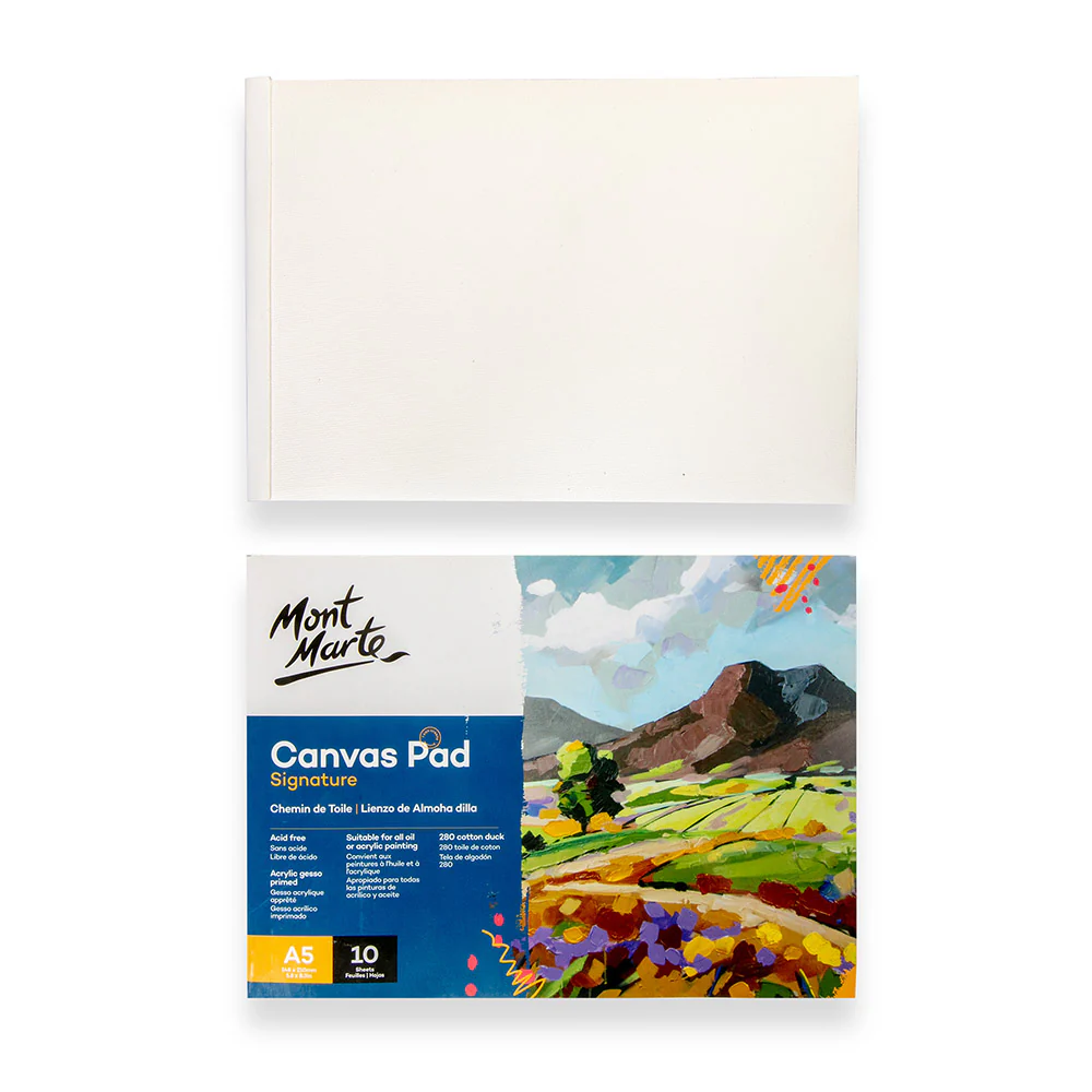 Canvas Pad 10 Signature Sheet A5 (5.8 x 8.3in) - Image 2