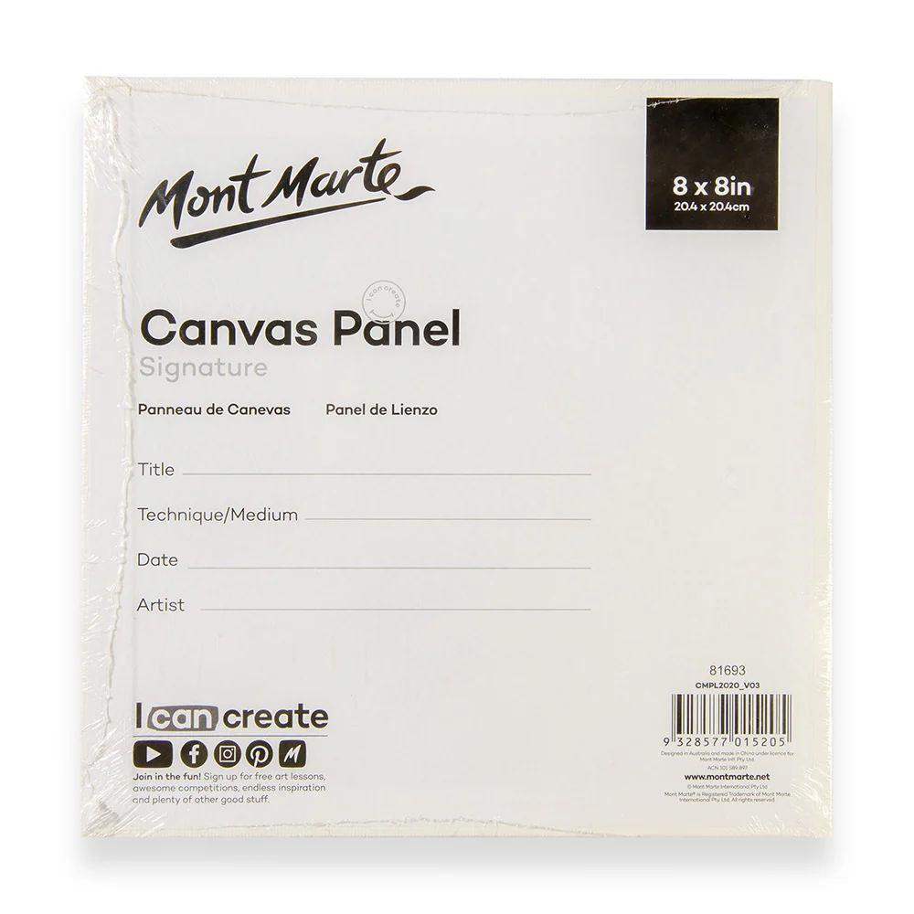 Canvas Panels Signature 2pc 20.4 x 20.4cm (8 x 8in) - Image 4