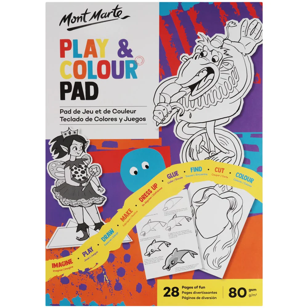 Colour and Play Pad A4 80gsm 28 sheets - Image 3