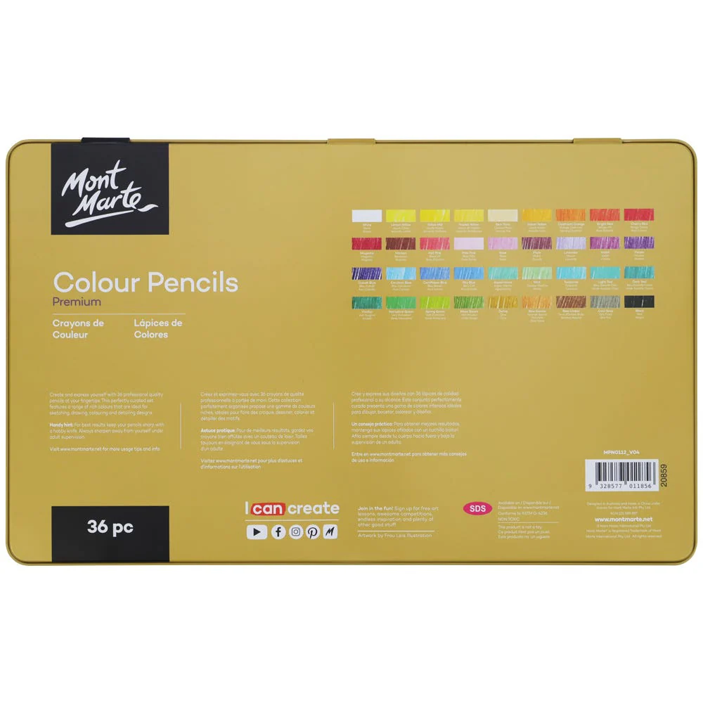 Colour Pencils Premium 36pc - Image 2