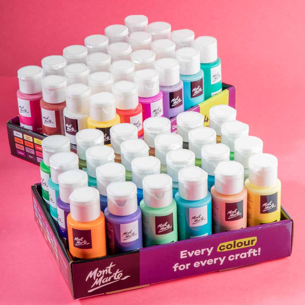 Crafters Colour Discovery Paint Set 48pc x 60ml - Image 2