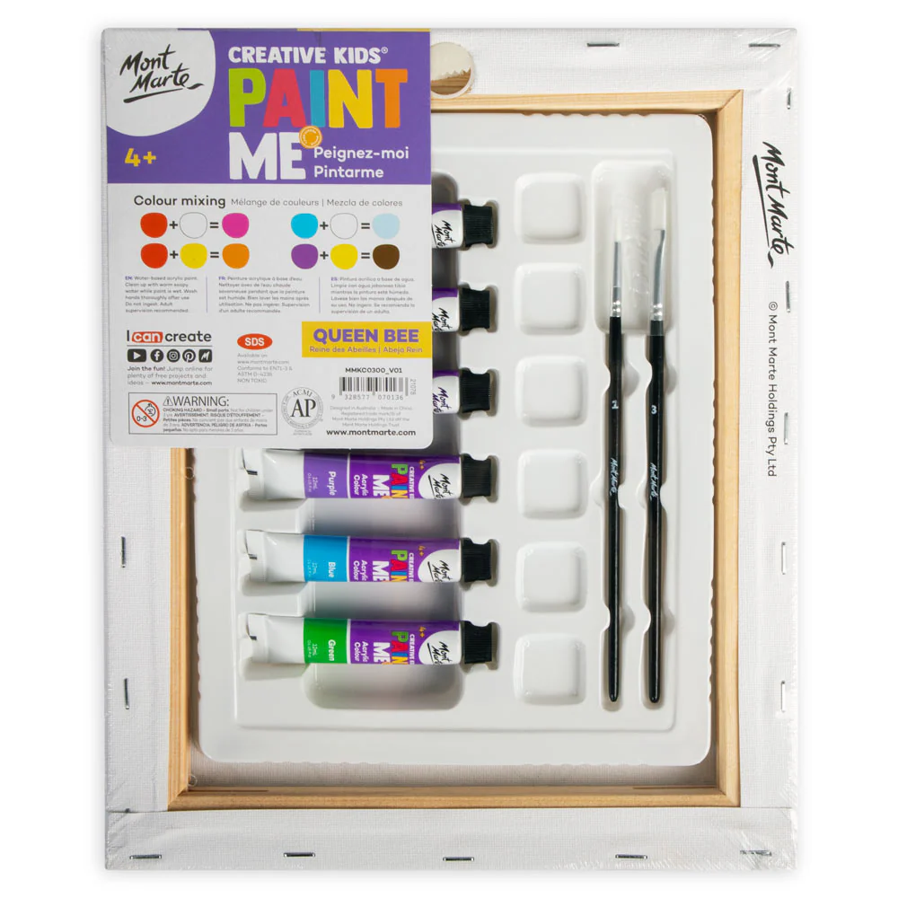 Creative Kids Paint Me Set 9pc - Queen Bee - Image 4