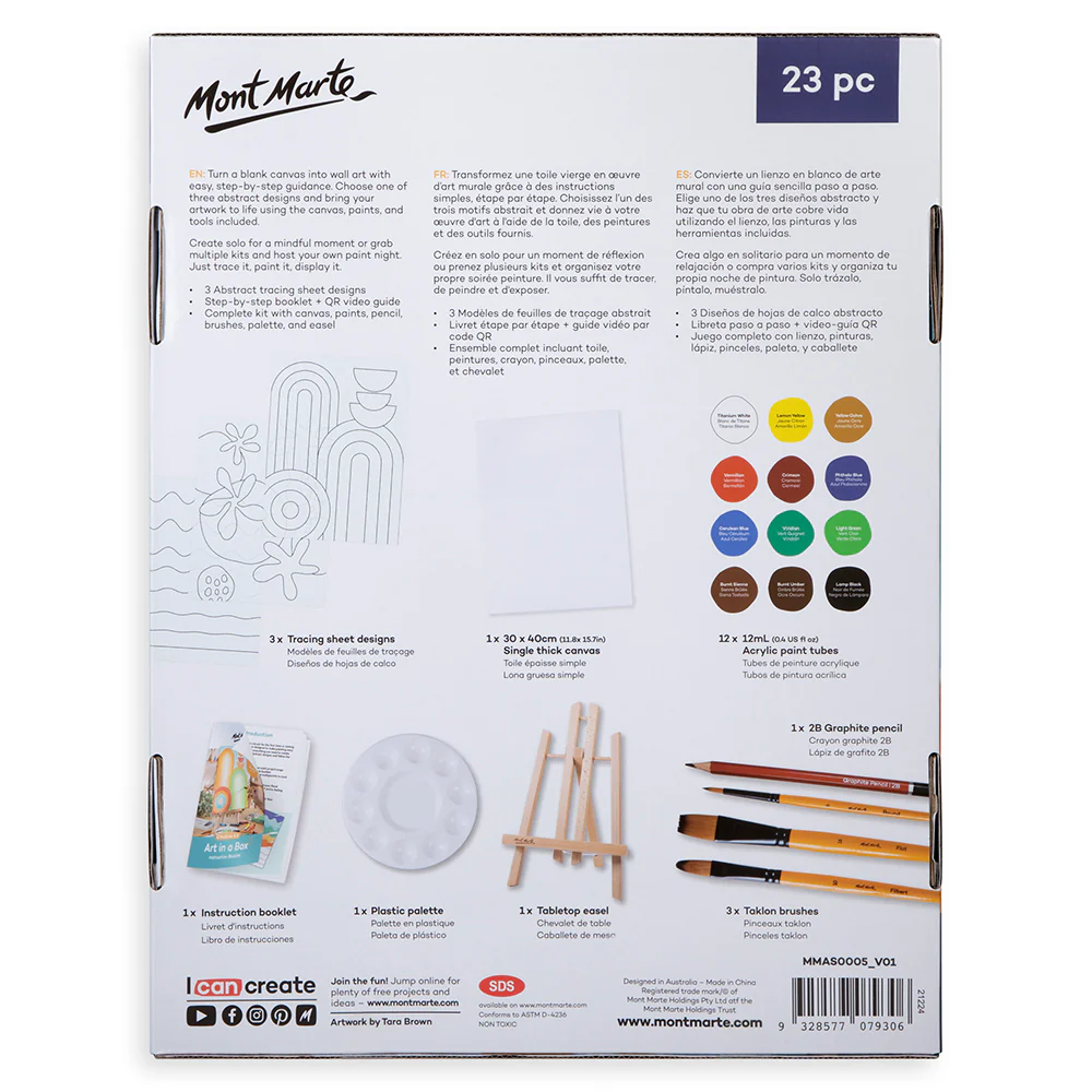 Creative Kit Art in a Box - Abstract 23pc - Image 2