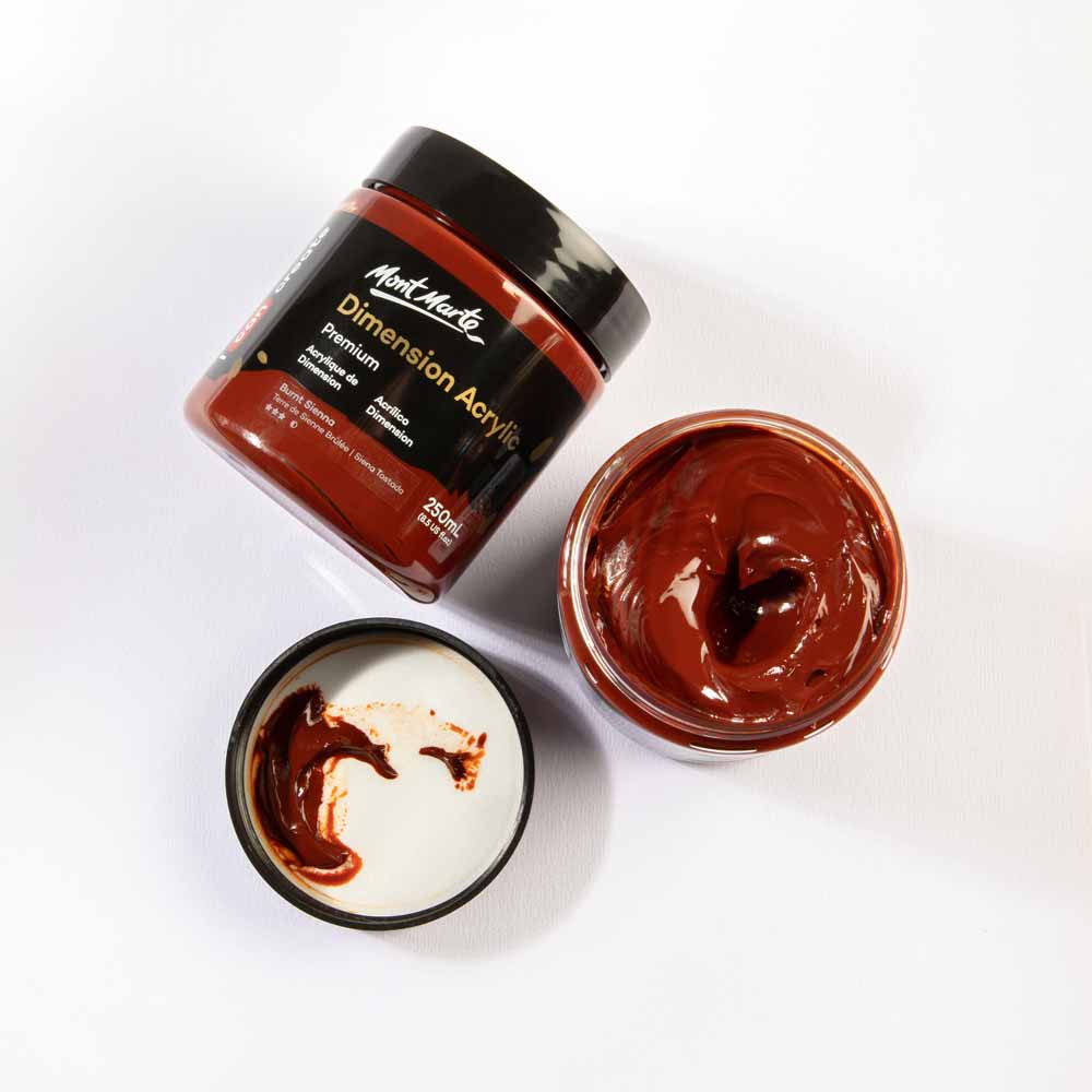 Dimension Acrylic Premium 250ml - Burnt Sienna - Image 5