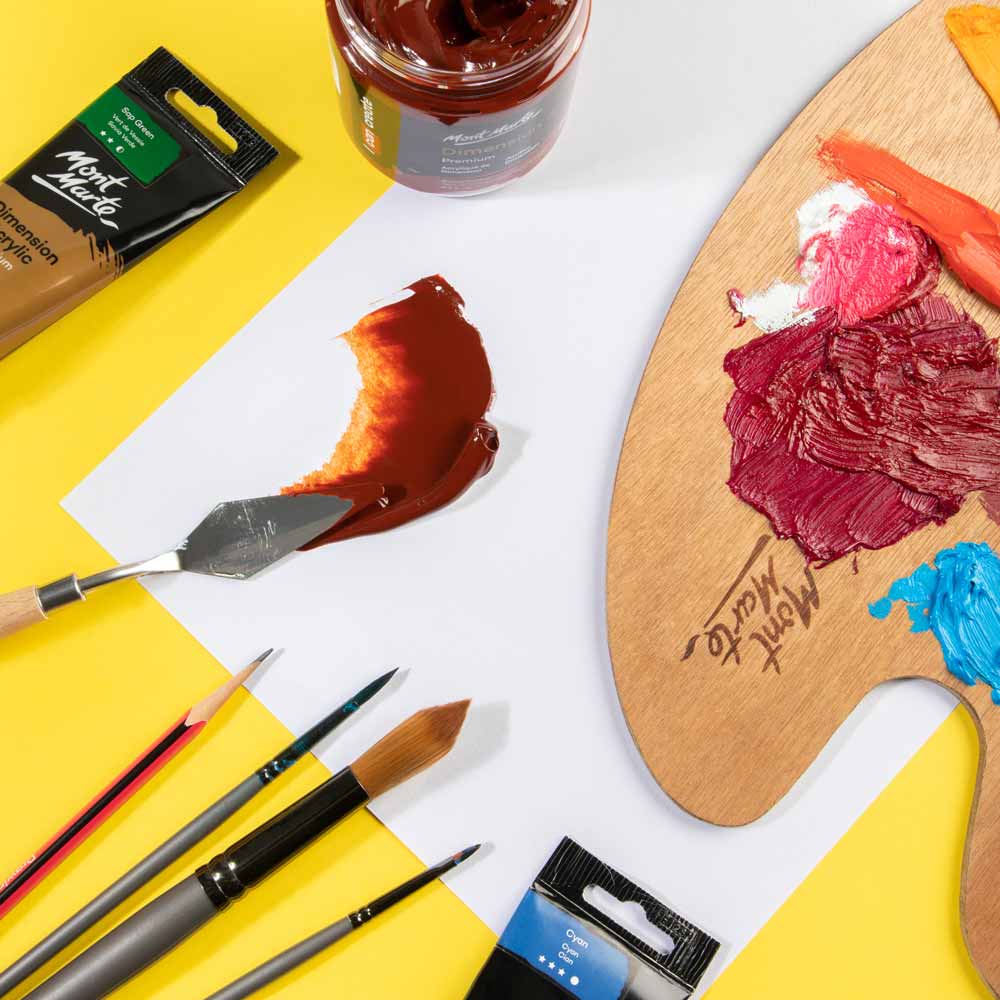 Dimension Acrylic Premium 250ml - Burnt Sienna - Image 8