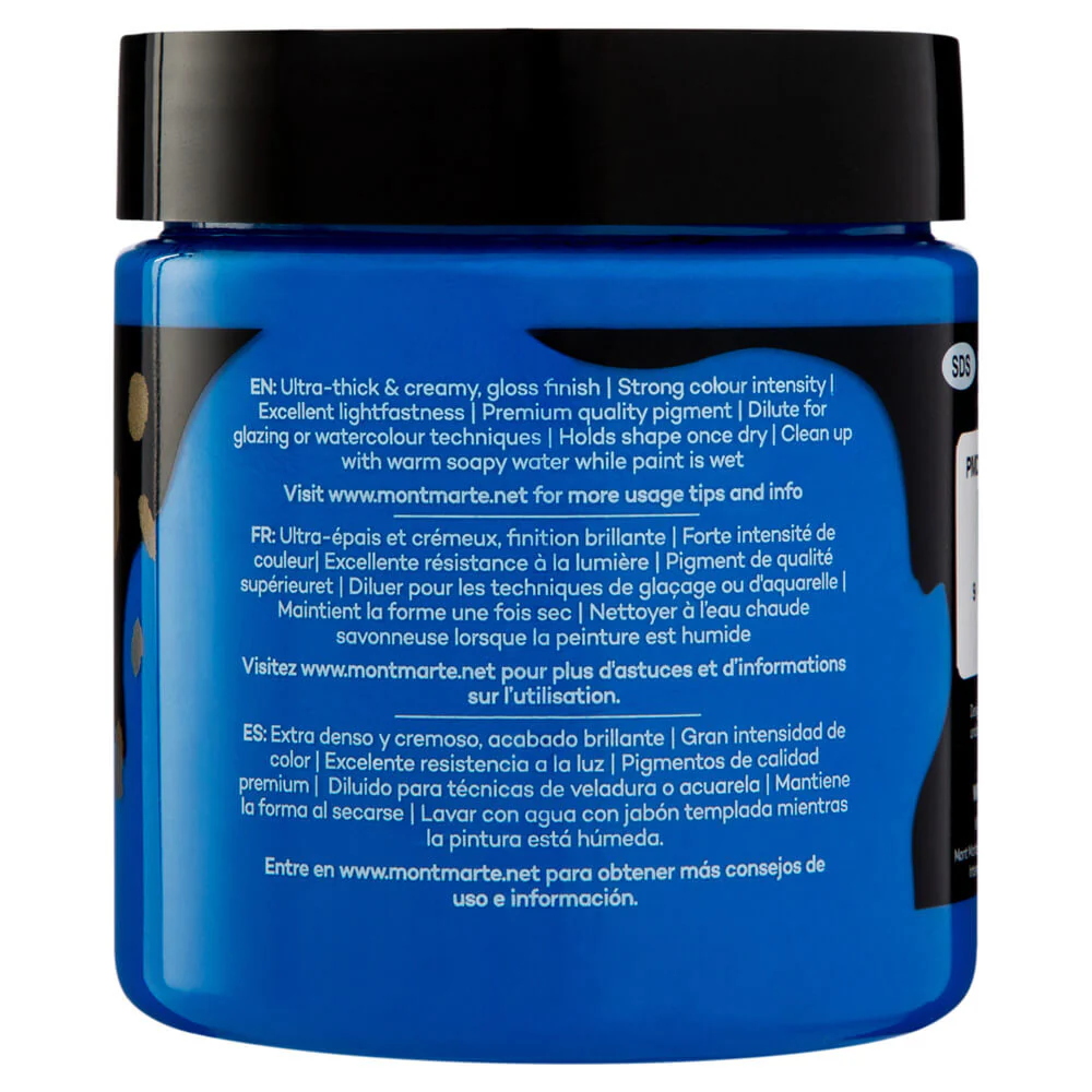 Dimension Acrylic Premium 250ml - Cyan Blue - Image 3