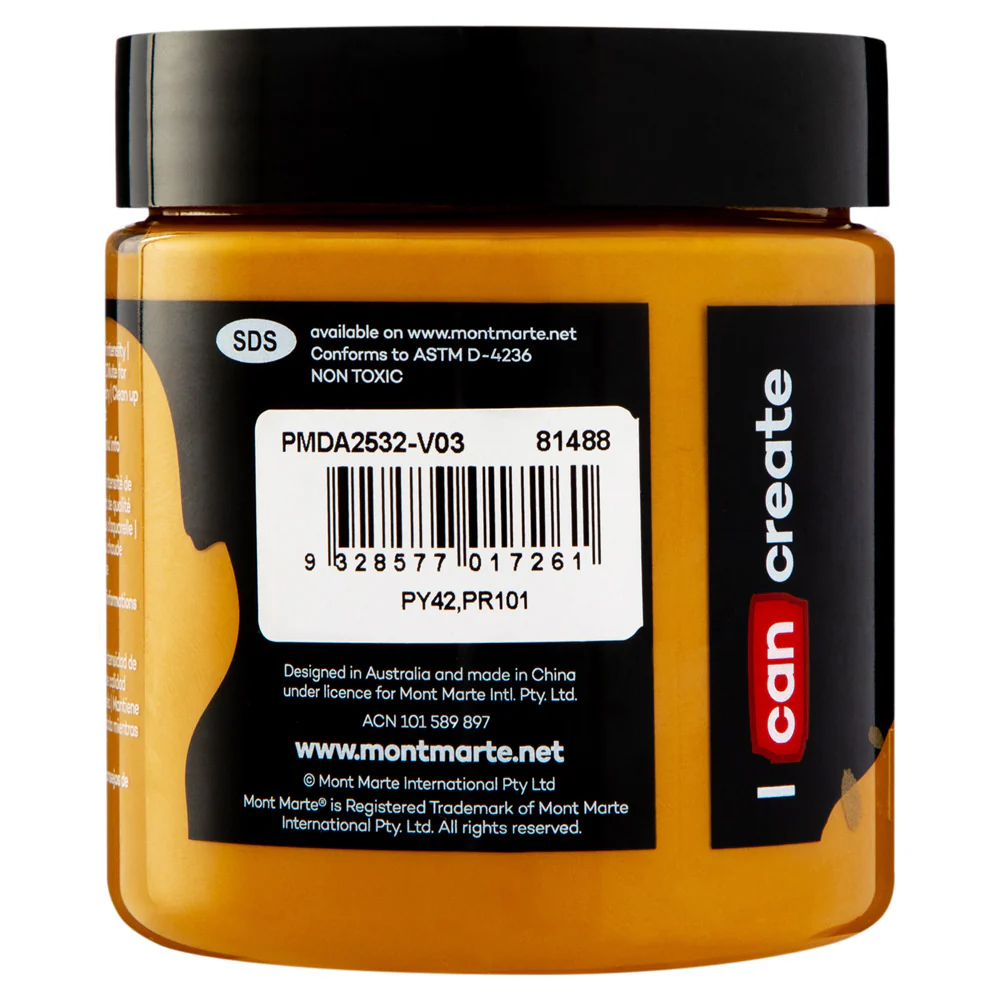 Dimension Acrylic Premium 250ml - Raw Sienna - Image 2
