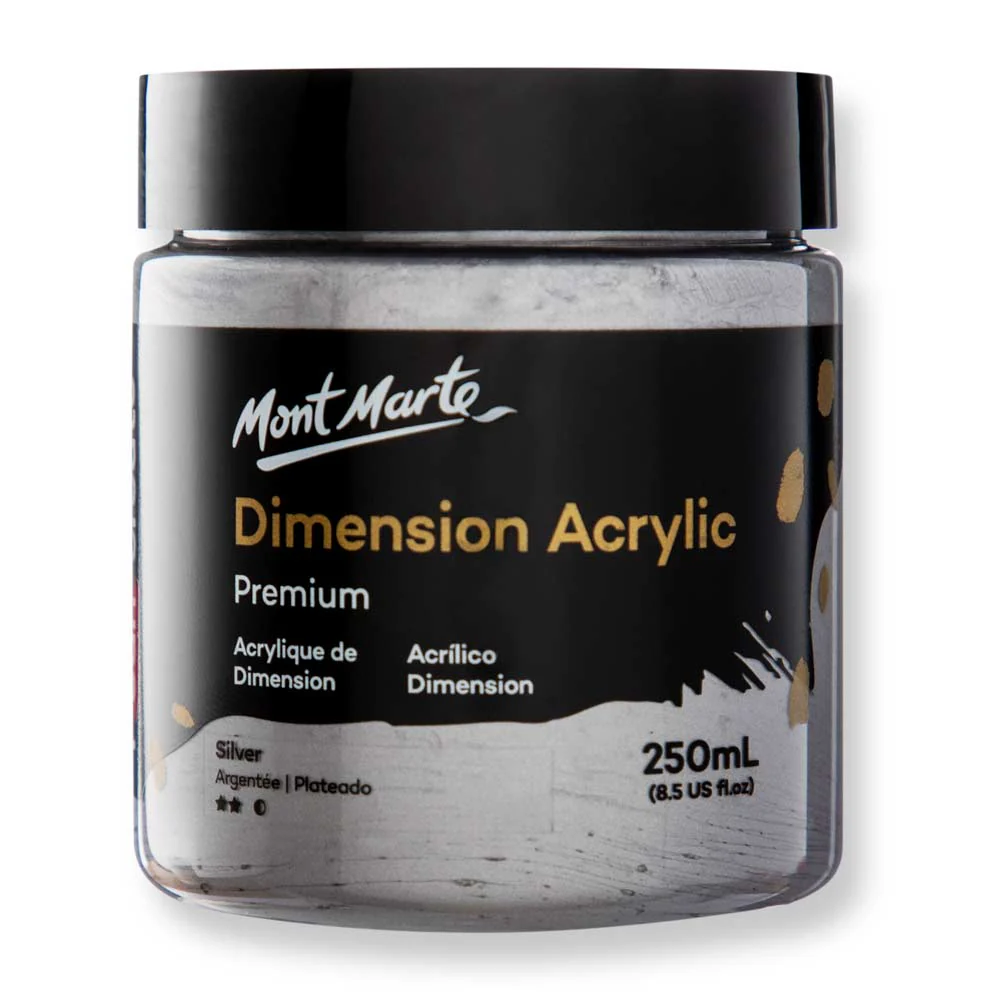 Dimension Acrylic Premium 250ml - Silver