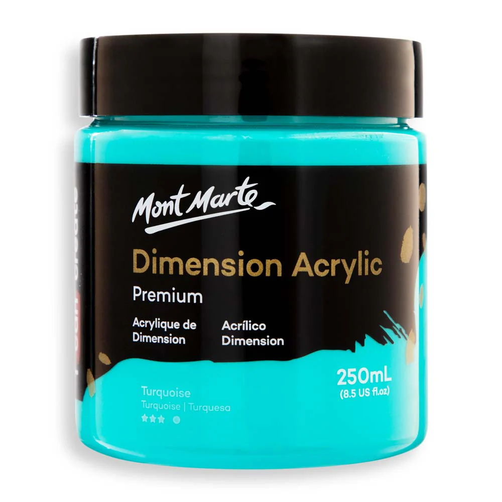 Dimension Acrylic Premium 250ml - Turquoise