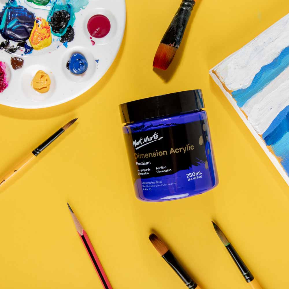 Dimension Acrylic Premium 250ml - Ultramarine Blue - Image 8