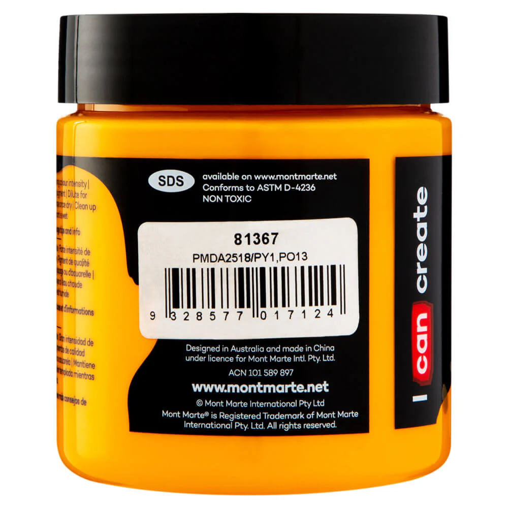 Dimension Acrylic Premium 250ml - Yellow Deep - Image 2