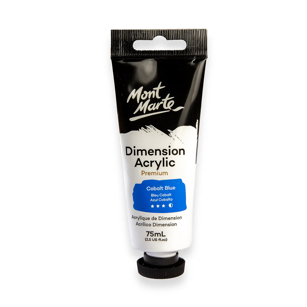 Dimension Acrylic Premium 75ml Tube - Cobalt Blue