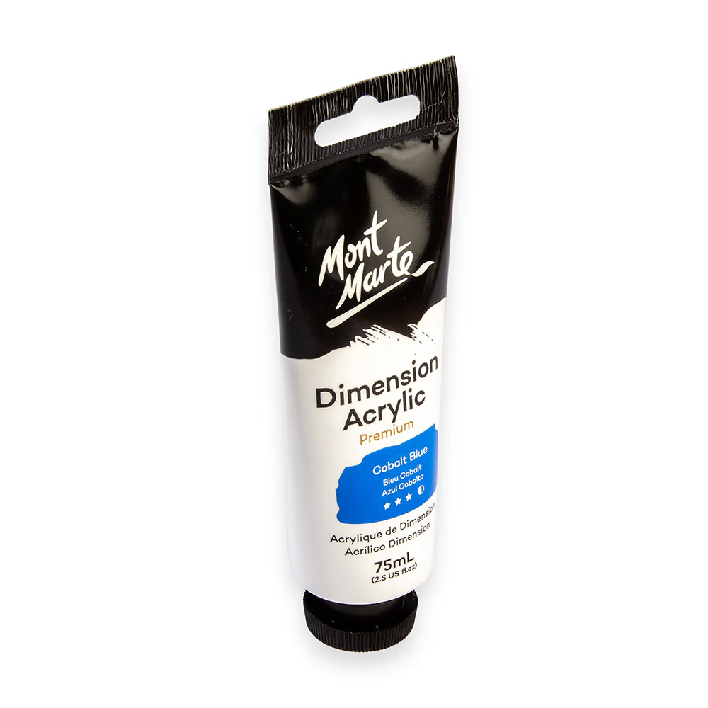 Dimension Acrylic Premium 75ml Tube - Cobalt Blue - Image 3