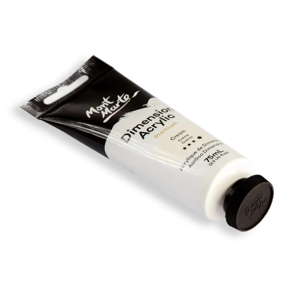 Dimension Acrylic Premium 75ml Tube - Cream - Image 2