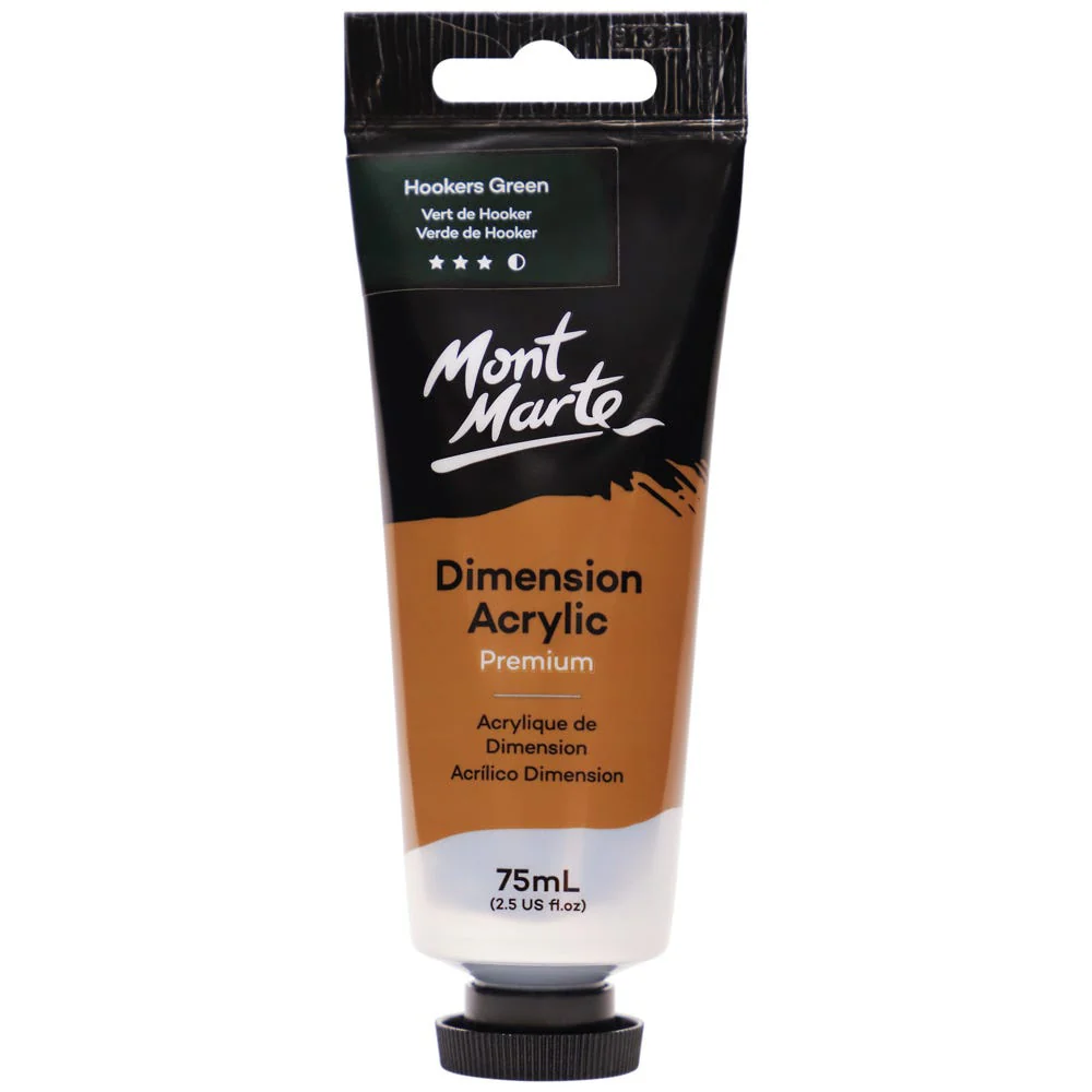 Dimension Acrylic Premium 75ml Tube - Hookers Green