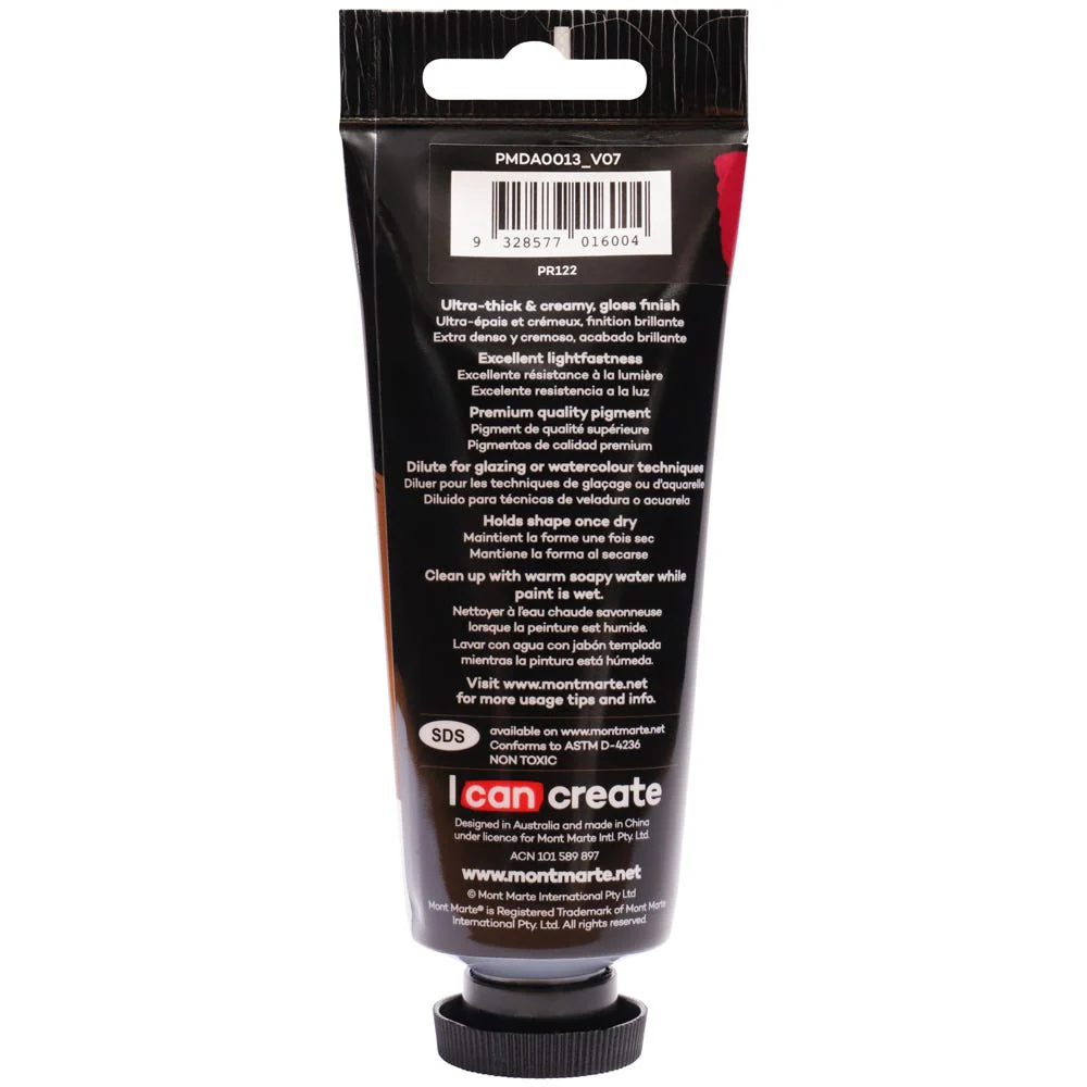 Dimension Acrylic Premium 75ml Tube - Magenta - Image 3