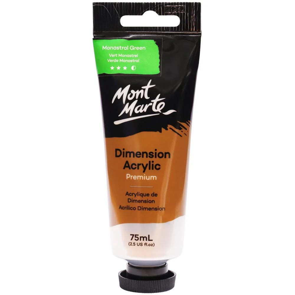 Dimension Acrylic Premium 75ml Tube - Monastral Green