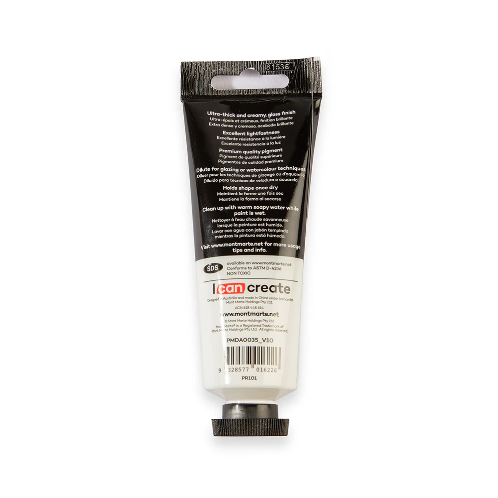 Dimension Acrylic Premium 75ml Tube - Red Ochre - Image 4