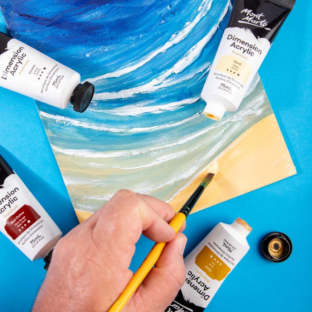 Dimension Acrylic Premium 75ml Tube - Sand - Image 6