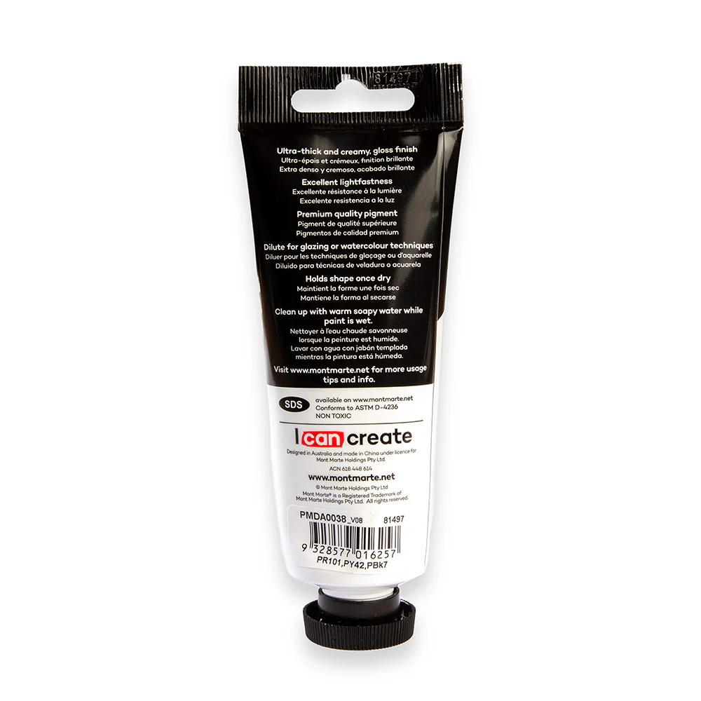 Dimension Acrylic Premium 75ml Tube - Van Dyke Brown - Image 4