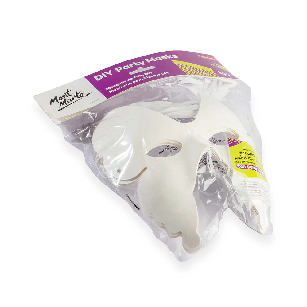 DIY Party Masks Discovery 4pc - Butterfly - Image 4