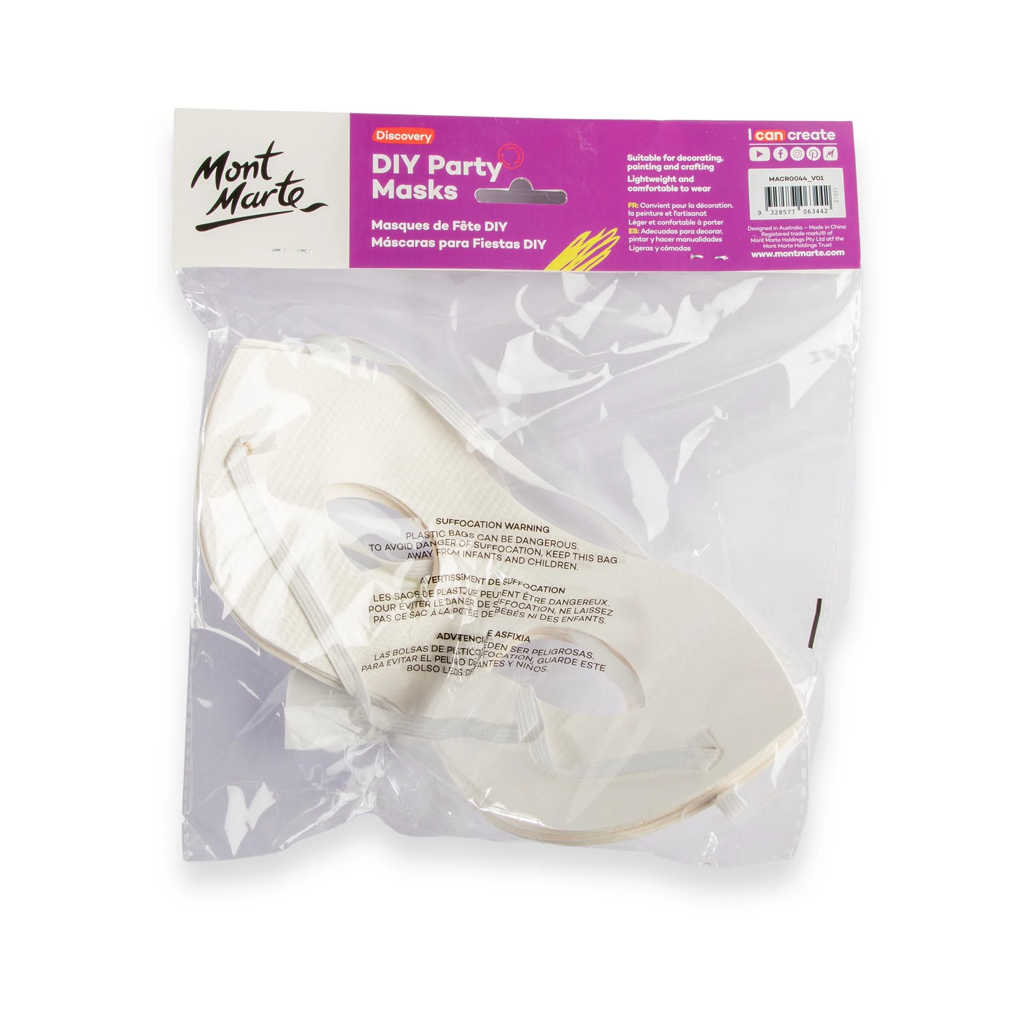 DIY Party Masks Discovery 4pc - Eye Mask - Image 4