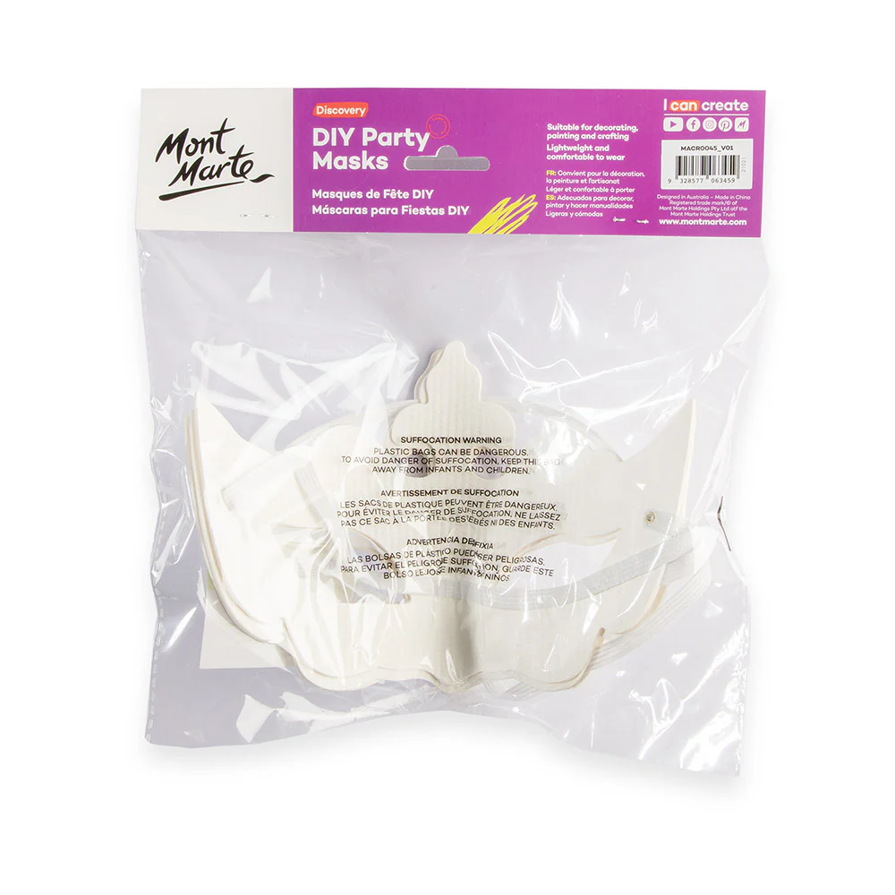 DIY Party Masks Discovery 4pc - Masquerade - Image 4
