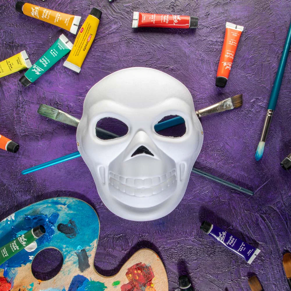 DIY Party Masks Discovery 4pc - Skull - Image 7