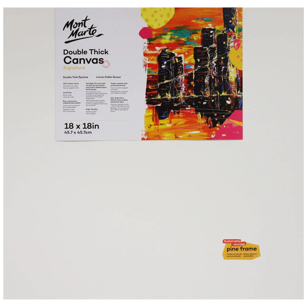 Double Thick Canvas Signature 45.7 x 45.7cm (18 x 18in)