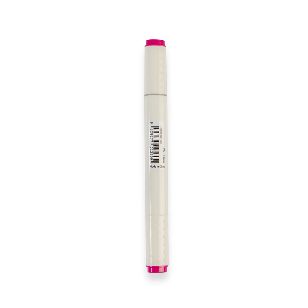 Dual Tip Art Marker Premium - Plum V4 - Image 3