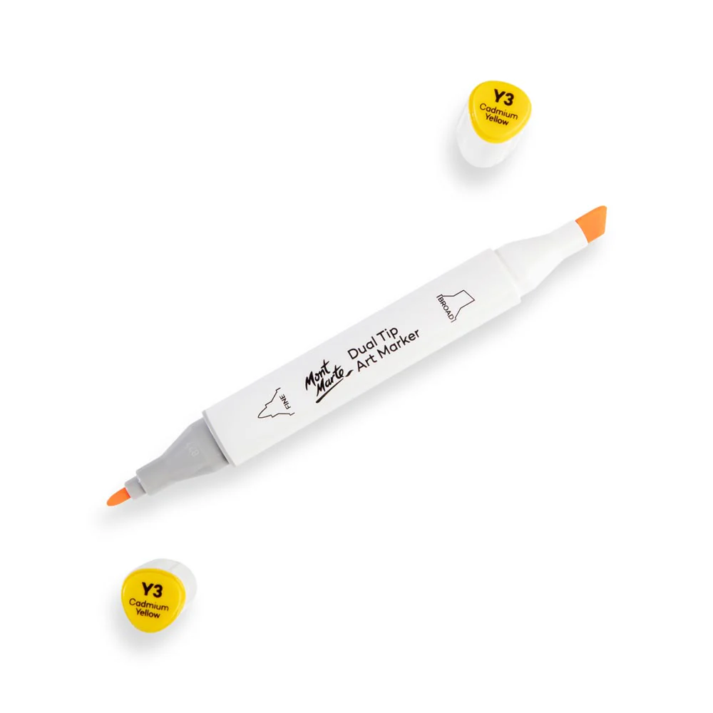 Dual Tip Art Marker Premium - Cadmium Yellow Y3
