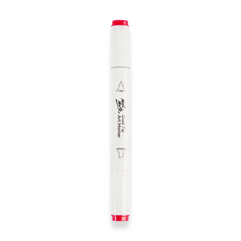 Dual Tip Art Marker Premium - Carmine R3 - Image 2