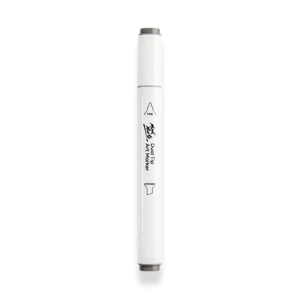 Dual Tip Art Marker Premium - Mid Grey GY5 - Image 2