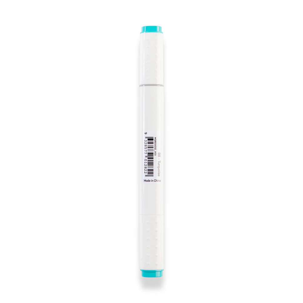 Dual Tip Art Marker Premium - Turquoise B8 - Image 3