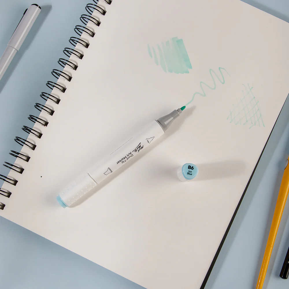 Dual Tip Art Marker Premium - Ice Blue B6 - Image 6