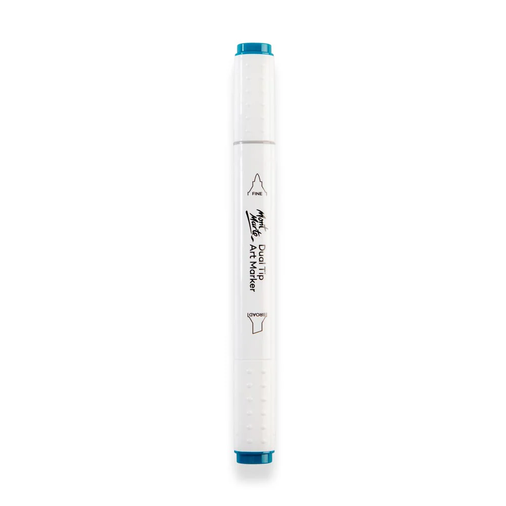Dual Tip Art Marker Premium - Aegean Blue B7 - Image 2