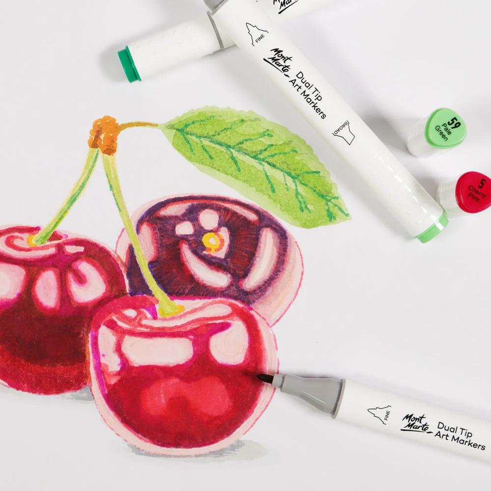 Dual Tip Art Marker Premium - Orange O3 - Image 4