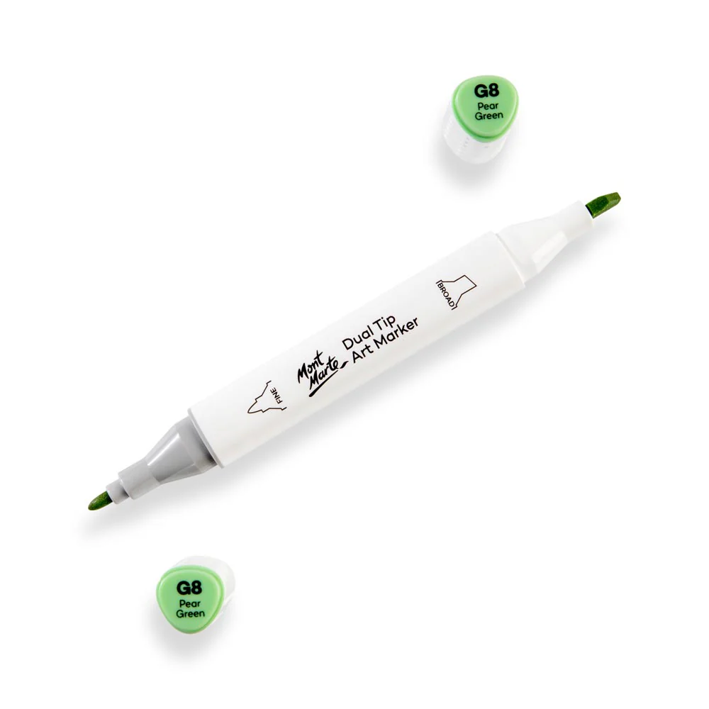 Dual Tip Art Marker Premium - Pear Green G8