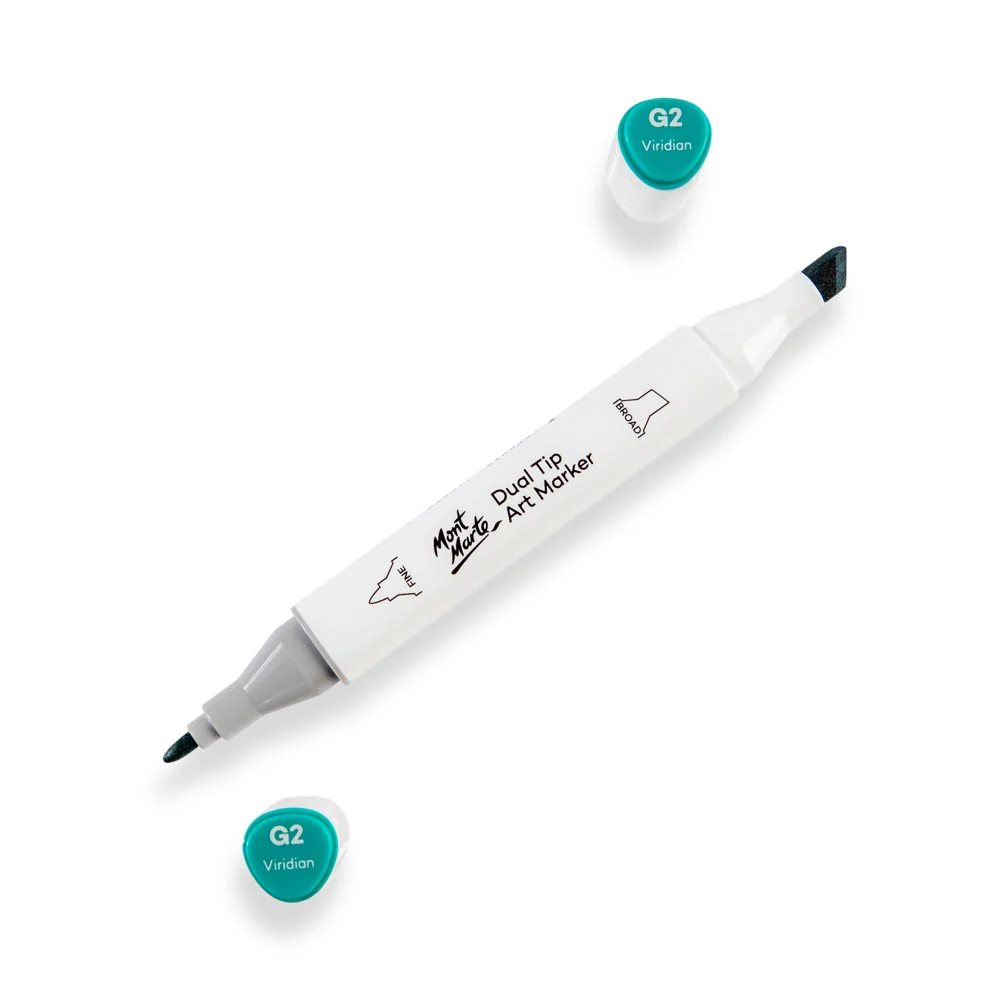Dual Tip Art Marker Premium - Viridian G2