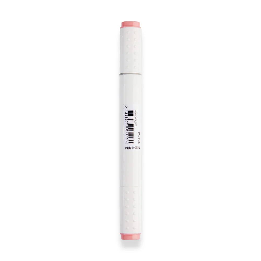 Dual Tip Art Marker Premium - Pink P7 - Image 3