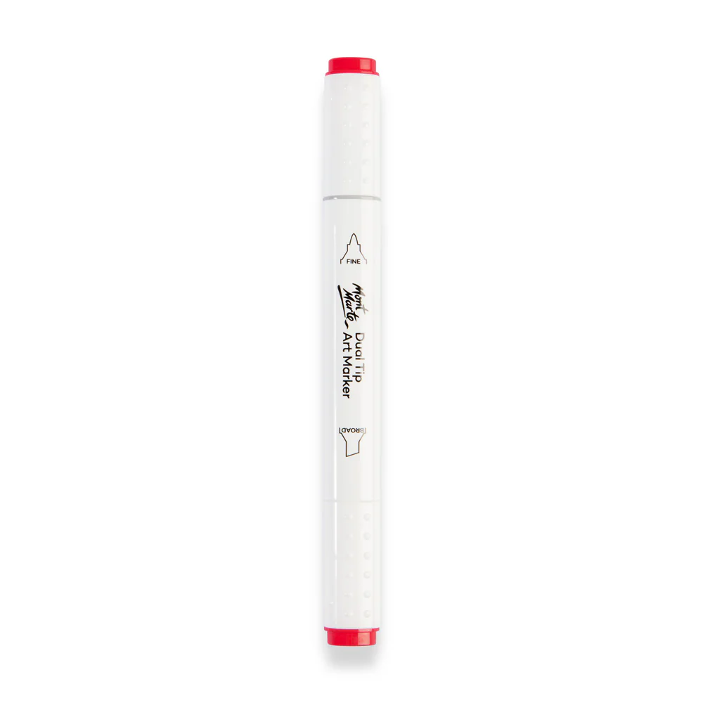 Dual Tip Art Marker Premium - Scarlet Red R2 - Image 3