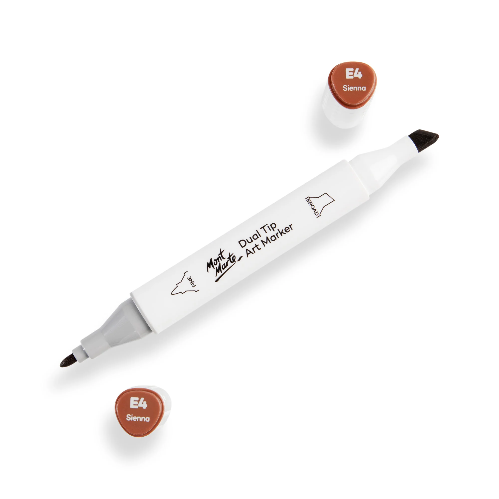Dual Tip Art Marker Premium- Sienna E4