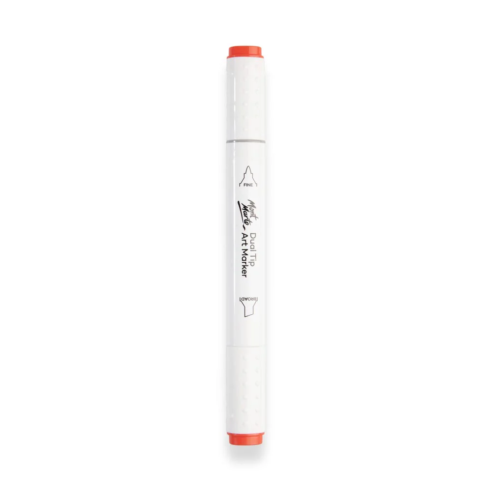 Dual Tip Art Marker Premium - Vermilion R1 - Image 2