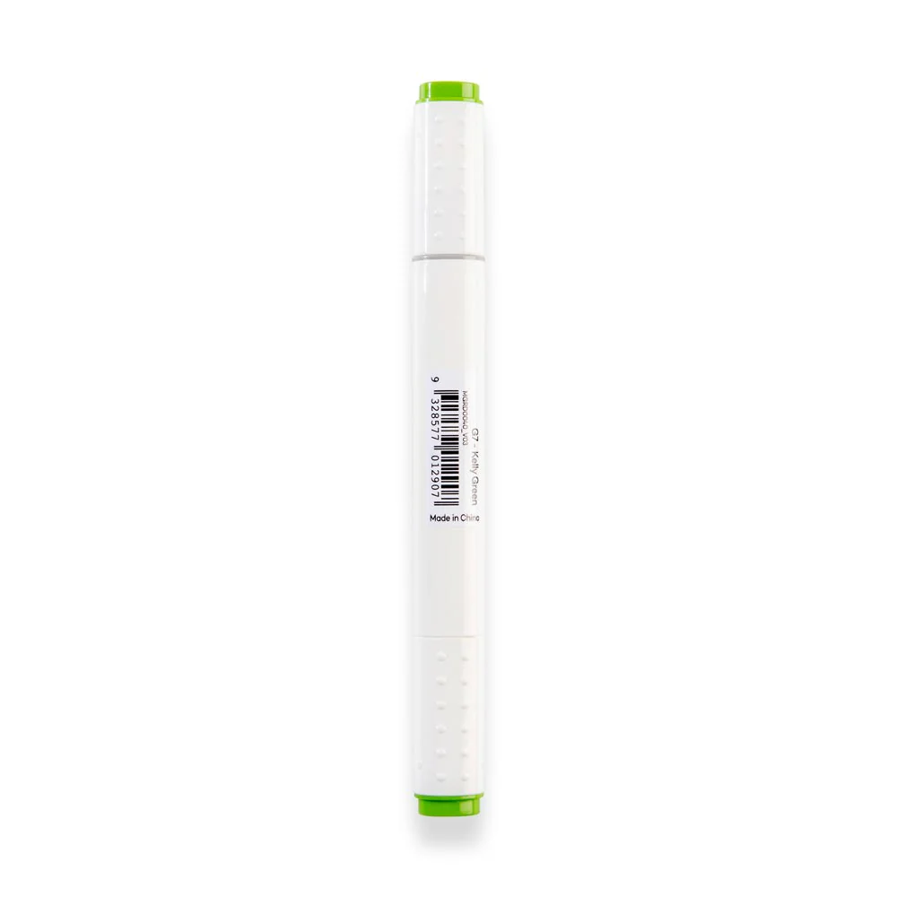 Dual Tip Art Marker Premium - Kelly Green G7 - Image 3