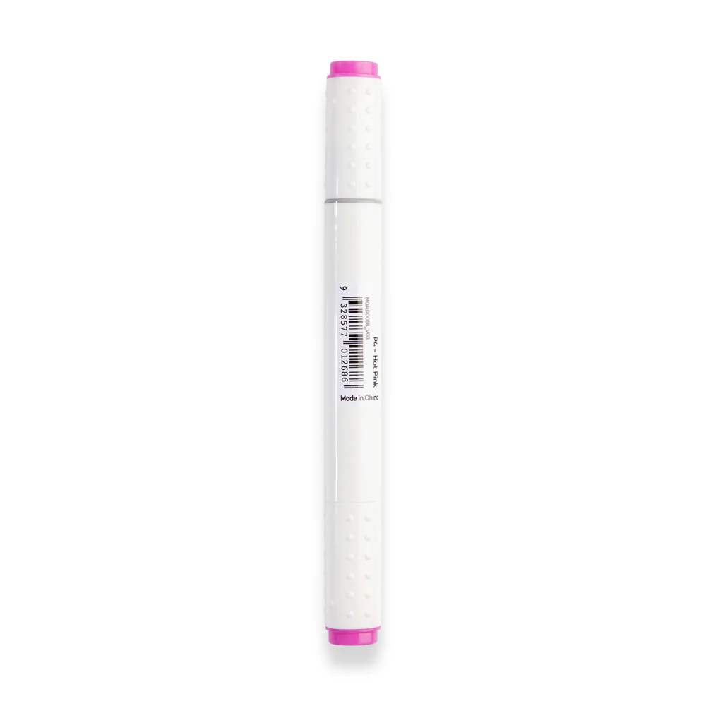 Dual Tip Art Marker Premium - Hot Pink P4 - Image 3