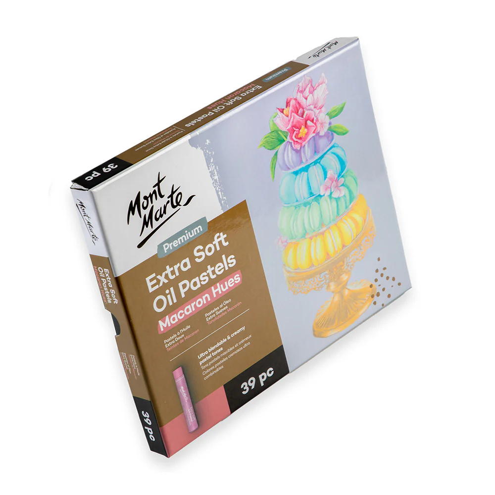 Extra Soft Oil Pastels Macaron Hues Premium 39pc - Image 3